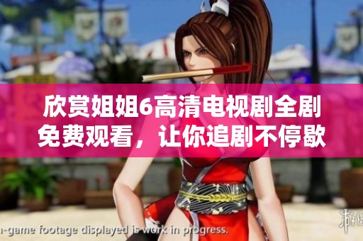 欣赏姐姐6高清电视剧全剧免费观看，让你追剧不停歇