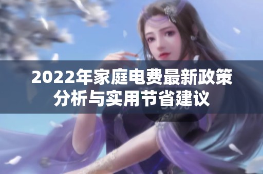2022年家庭电费最新政策分析与实用节省建议
