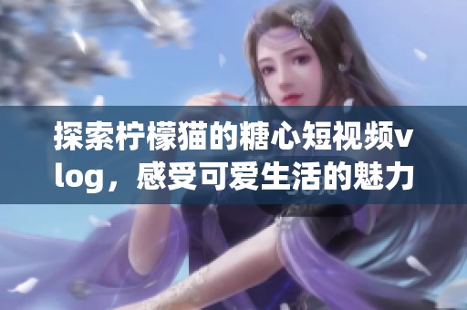 探索柠檬猫的糖心短视频vlog，感受可爱生活的魅力