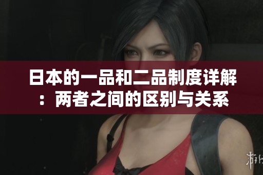 日本的一品和二品制度详解：两者之间的区别与关系