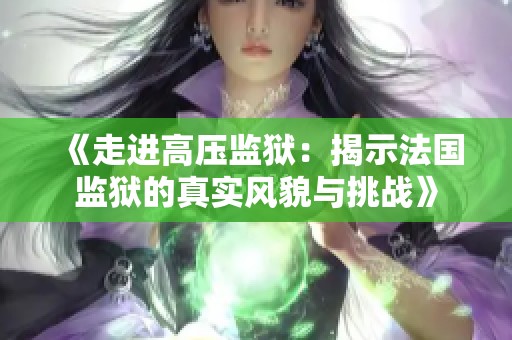 《走进高压监狱：揭示法国监狱的真实风貌与挑战》