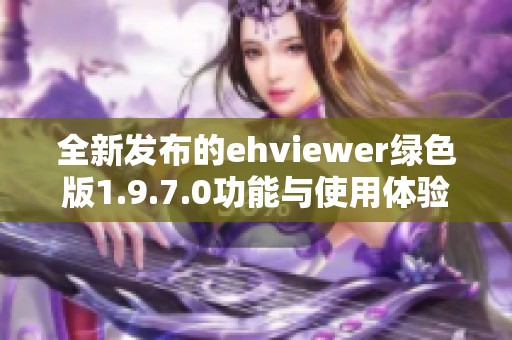全新发布的ehviewer绿色版1.9.7.0功能与使用体验评测