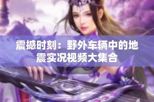 震撼时刻：野外车辆中的地震实况视频大集合