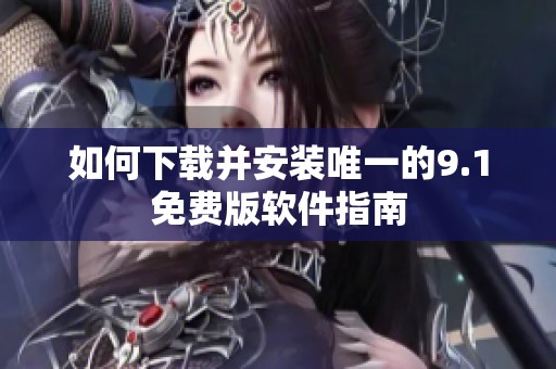 如何下载并安装唯一的9.1免费版软件指南
