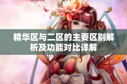 精华区与二区的主要区别解析及功能对比详解