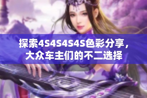 探索4S4S4S4S色彩分享，大众车主们的不二选择