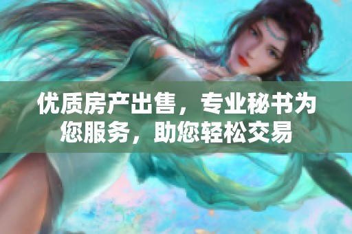 优质房产出售，专业秘书为您服务，助您轻松交易